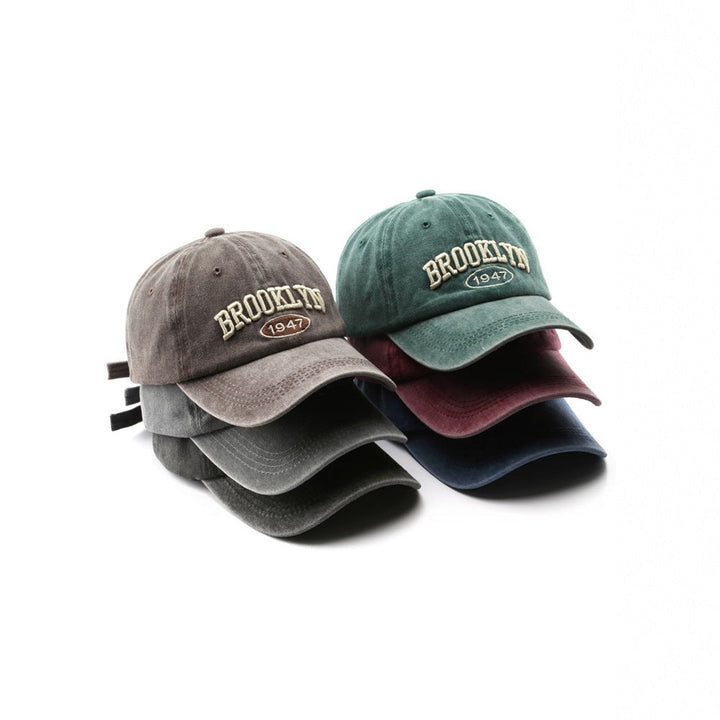 Men's Distressed Cotton Dad Cap Kalsten