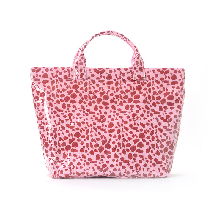 Beach bag with colorful check pattern and water-repellent coating Kalsten