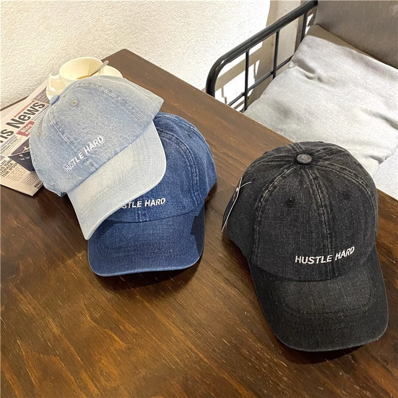 Women's Casual Distressed Denim Cap Kalsten