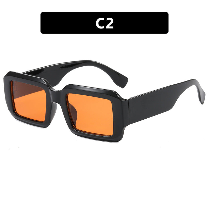 Ladies oversized square sunglasses with modern plastic frame Kalsten