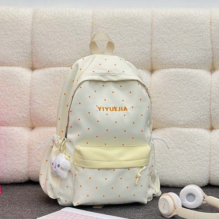 Functional Polka Dot Backpack