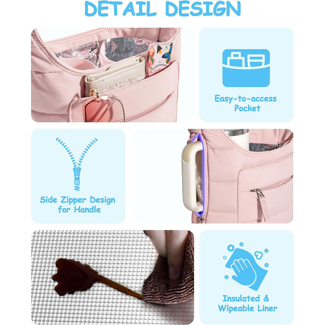 Practical shoulder bag with insulated interior Kalsten