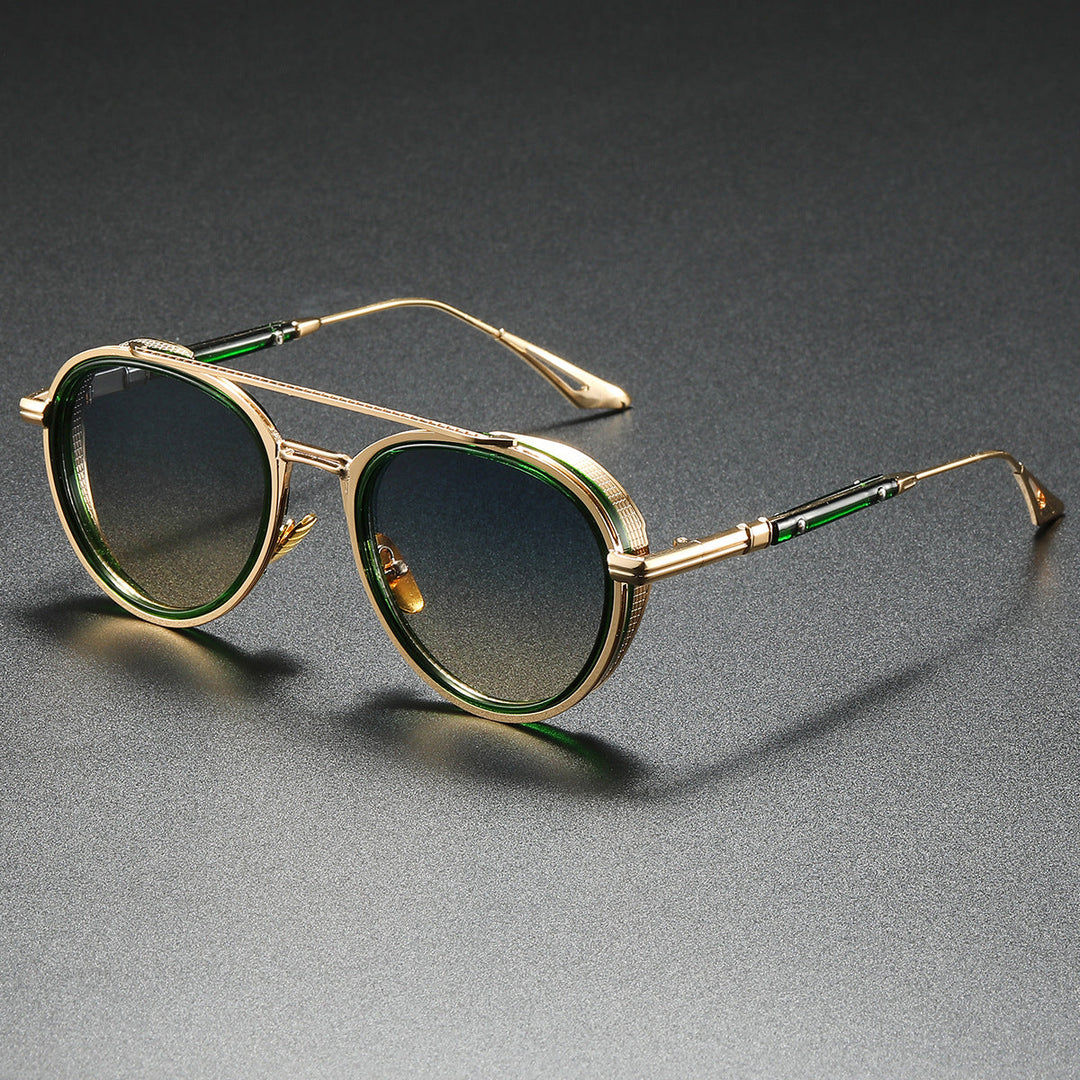 Women's Designer Sunglasses with Luxurious Metal Frame and Retro Accents Kalsten