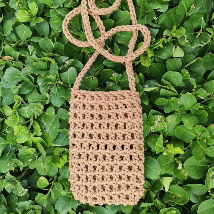 Hand-knotted shoulder bag Kalsten