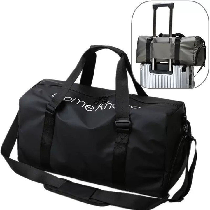 Travel bag with integrated trolley attachment system Kalsten