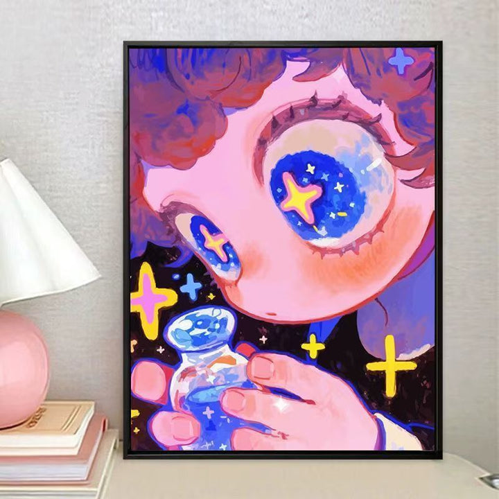 Whimsical Fantasy Character Canvas Art Print Kalsten