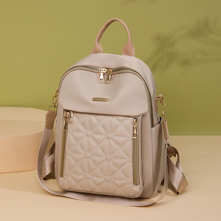 Quilted Multi-Compartment Backpack Kalsten