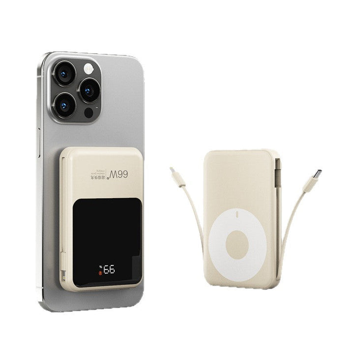 Magnetic Power Bank with Integrated Qi Charger Kalsten
