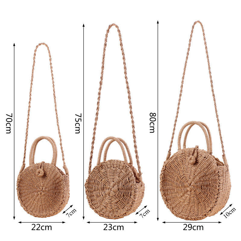 Round Bast Crossbody Bag with Practical Lining Kalsten