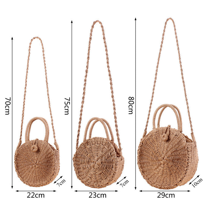 Round Bast Crossbody Bag with Practical Lining Kalsten