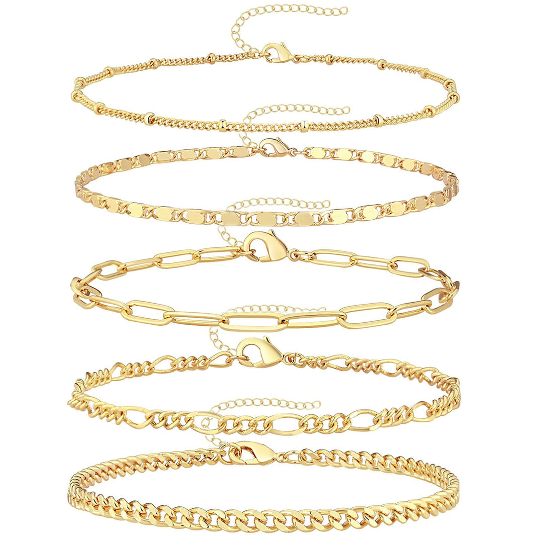 Adjustable Multi-Style Anklet Set Kalsten