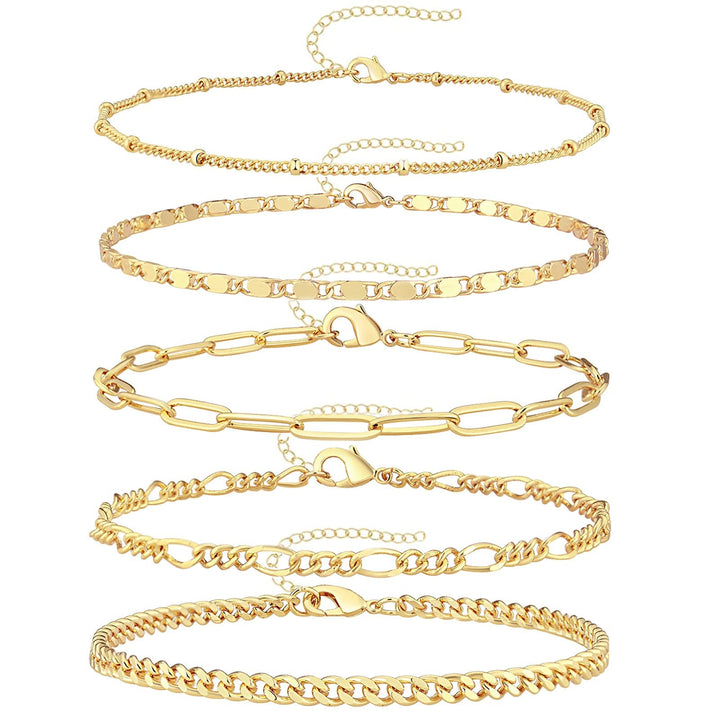Adjustable Multi-Style Anklet Set Kalsten