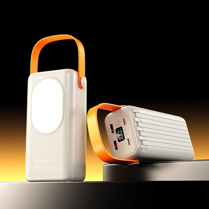 High-performance power bank with integrated LED light and digital display Kalsten