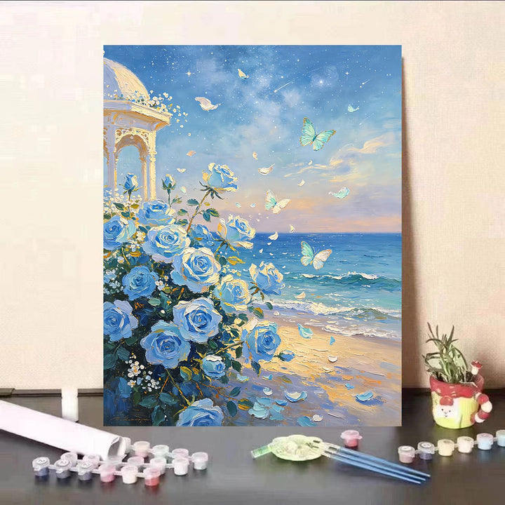 DIY Floral Landscape Paint by Numbers Kit Kalsten