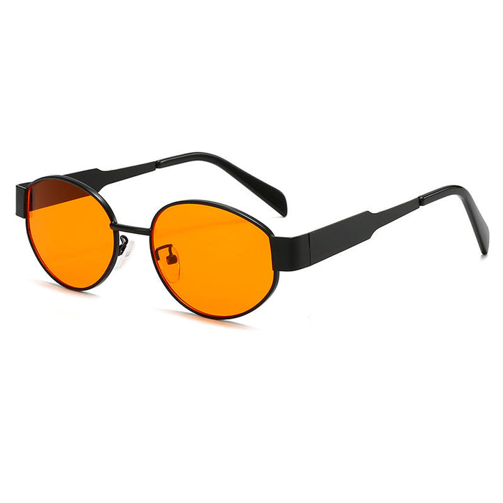 Fashionable oversized sunglasses with metal frame Kalsten
