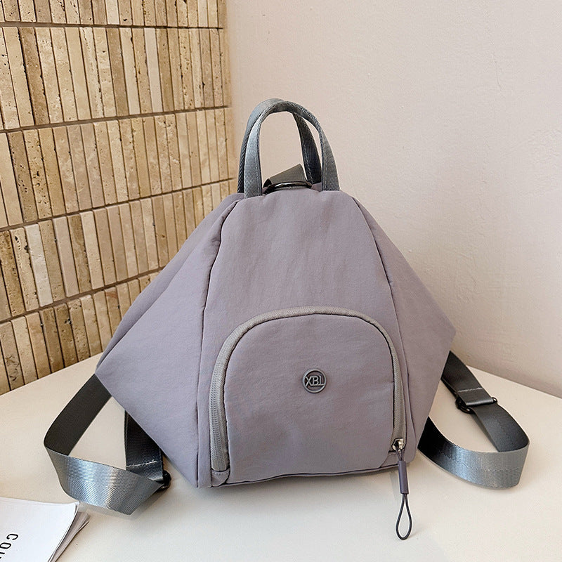 Modern Triangle-Shaped Utility School Backpack