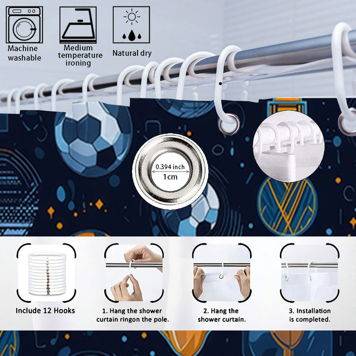Basketball-Themed Bathroom Decor Set Kalsten