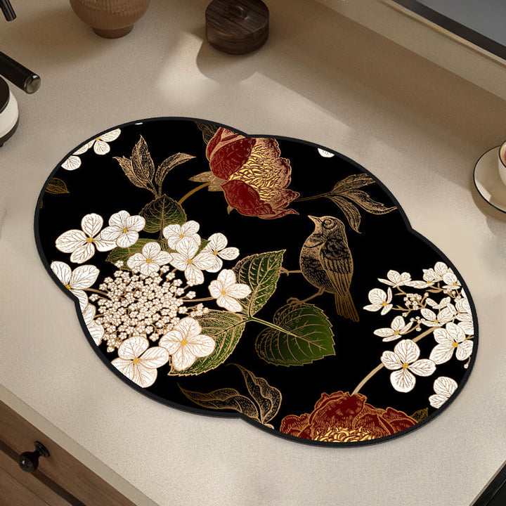 Artistic Floral Area Rug