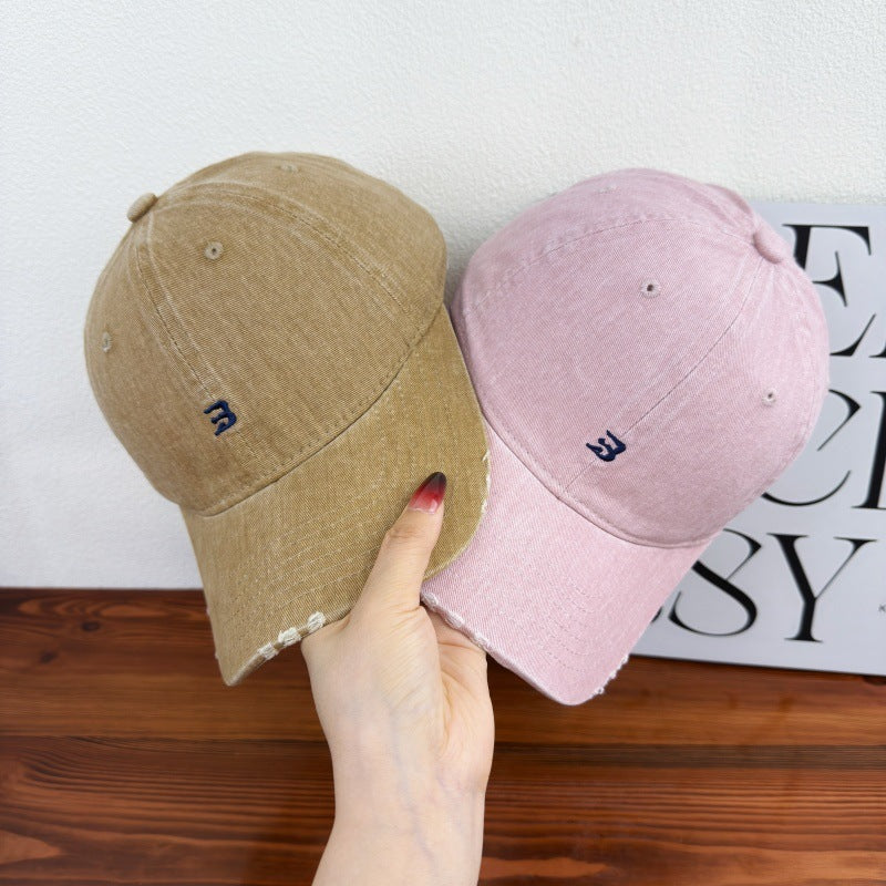 Unisex Distressed Cotton Baseball Cap Kalsten 1784083761