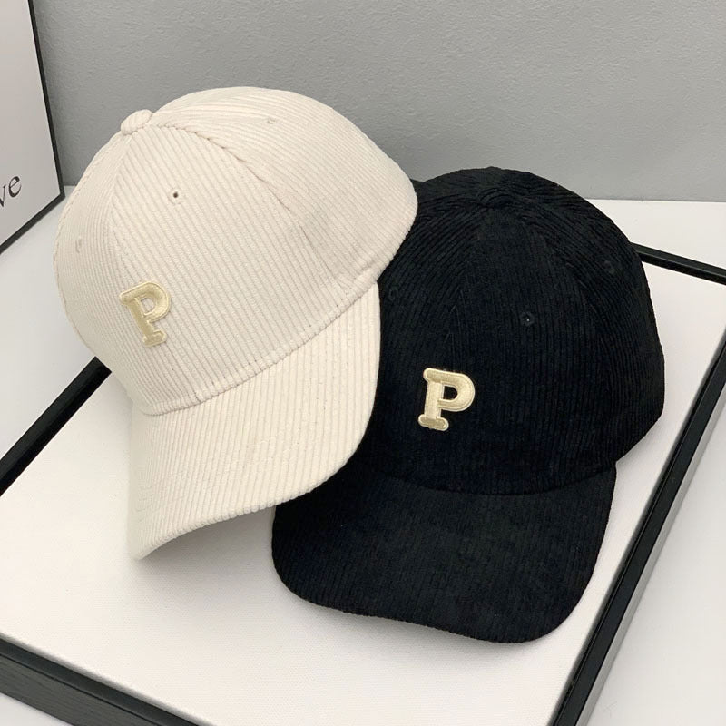 Women's Corduroy Adjustable Baseball Cap Kalsten