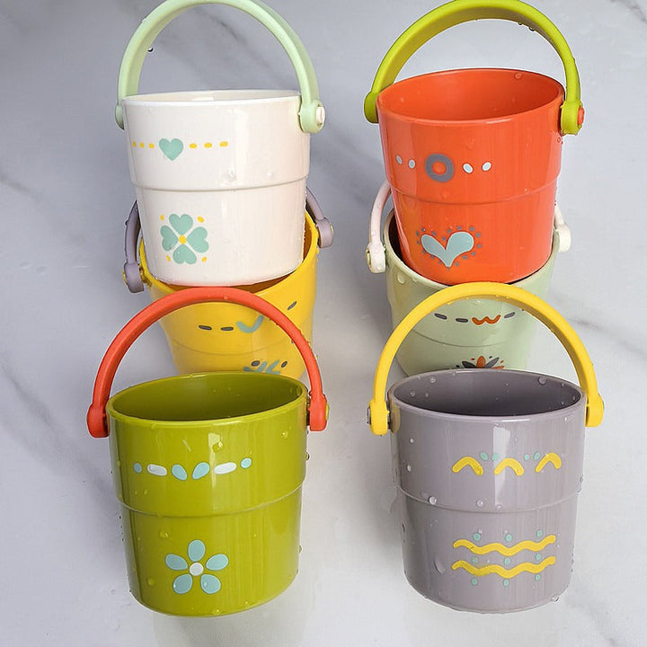 Unisex colorful storage bucket with ergonomic handle Kalsten