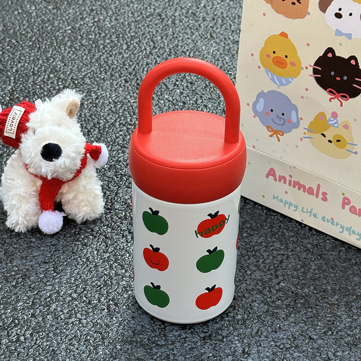 Ladies' insulated drinking container with cheerful apple motif Kalsten