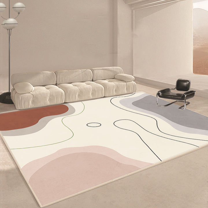 Modern Geometric Floral Area Rug Kalsten