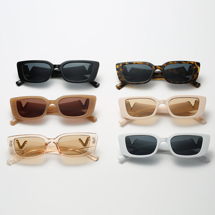 Women's fashionable sunglasses with trendy leopard print and sturdy frame Kalsten