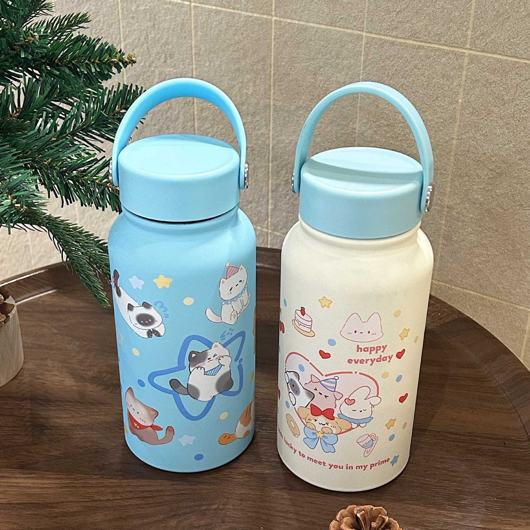 Ladies insulated drinking bottle with cheerful animal motif Kalsten