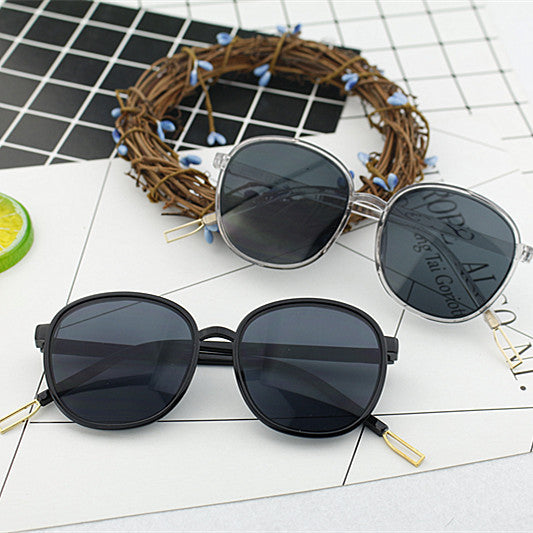 Ladies fashionable square sunglasses with transparent frame Kalsten
