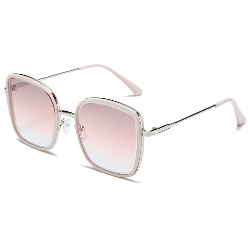 Women's Premium Sunglasses with Square Frame and Mirrored Lenses Kalsten
