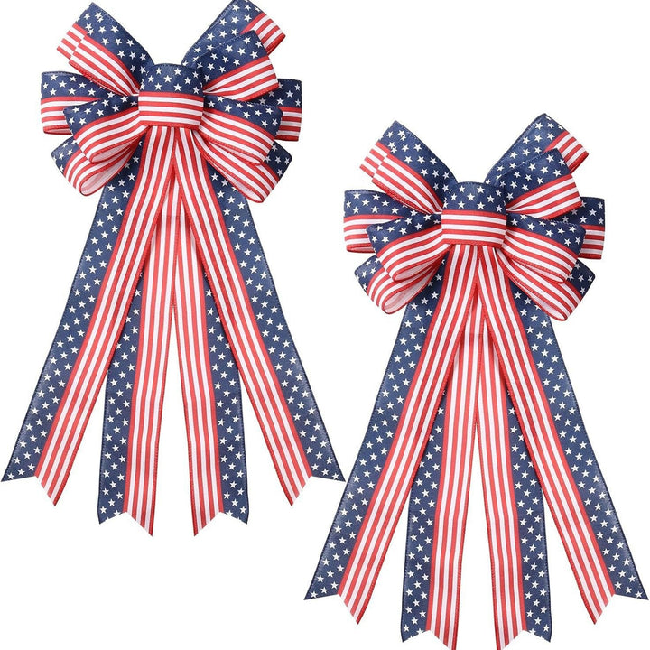 Unisex nan long Decorative Bow for Door Wreath and Wall Mount with Layered Loops Kalsten