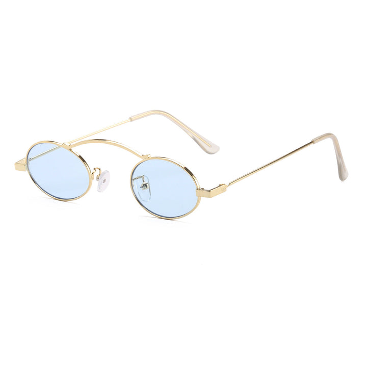 Women’s fashionable sunglasses with a unique circular frame and distinctive lenses Kalsten