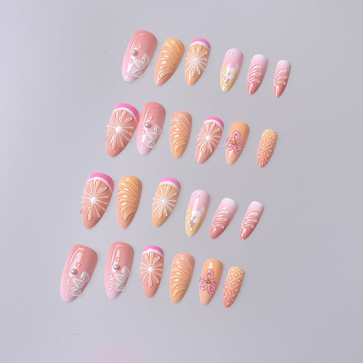Elegant Press-On Nail Art Set Kalsten
