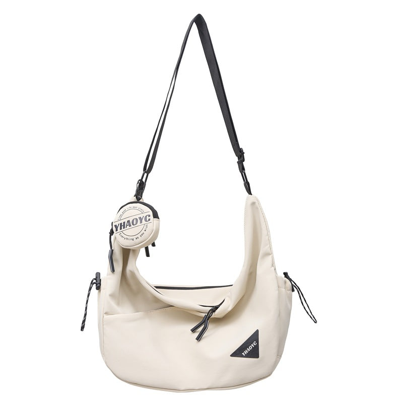 Stylish Shoulder Bag With Multiple Zip Compartments Kalsten