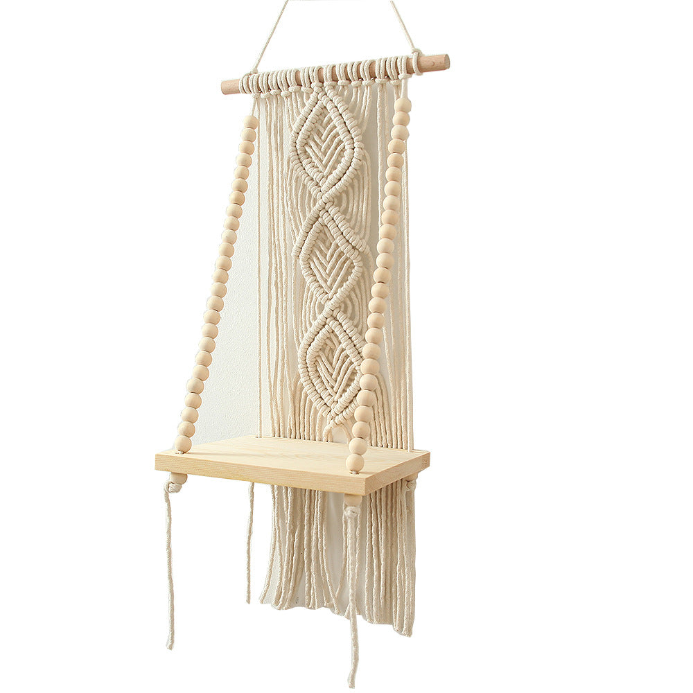 Decorative Macramé Swing Shelf Acalora