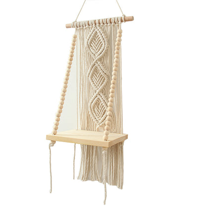 Decorative Macramé Swing Shelf Acalora