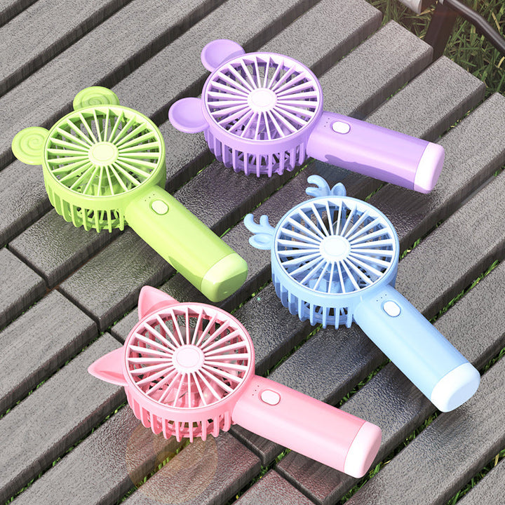 Women's Portable Cat Ears Handheld Fan Kalsten