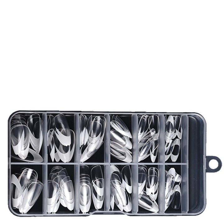 Half-Moon French Tip Nail Tips Collection Kalsten