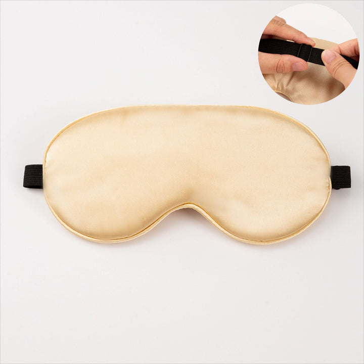 Unisex nan ergonomic sleep mask with adjustable elastic band and soft satin surface Kalsten