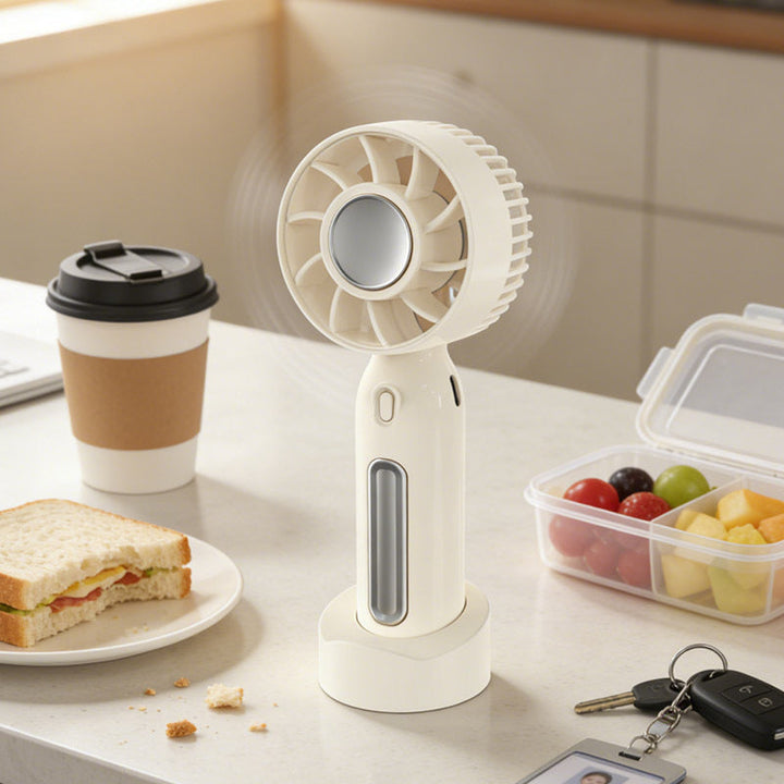 Women's Portable Battery Handheld Fan with Innovative Cooling Technology Kalsten