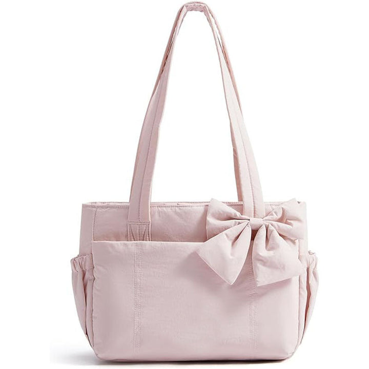 Fashionable Tote Bag with Decorative Bow Detail Kalsten