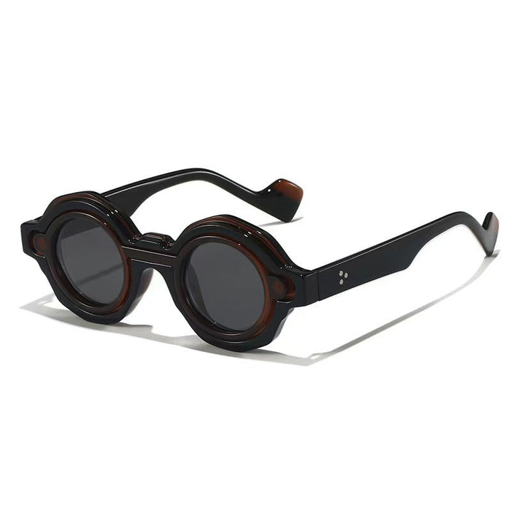 Ladies fashionable sunglasses with unique round design Kalsten