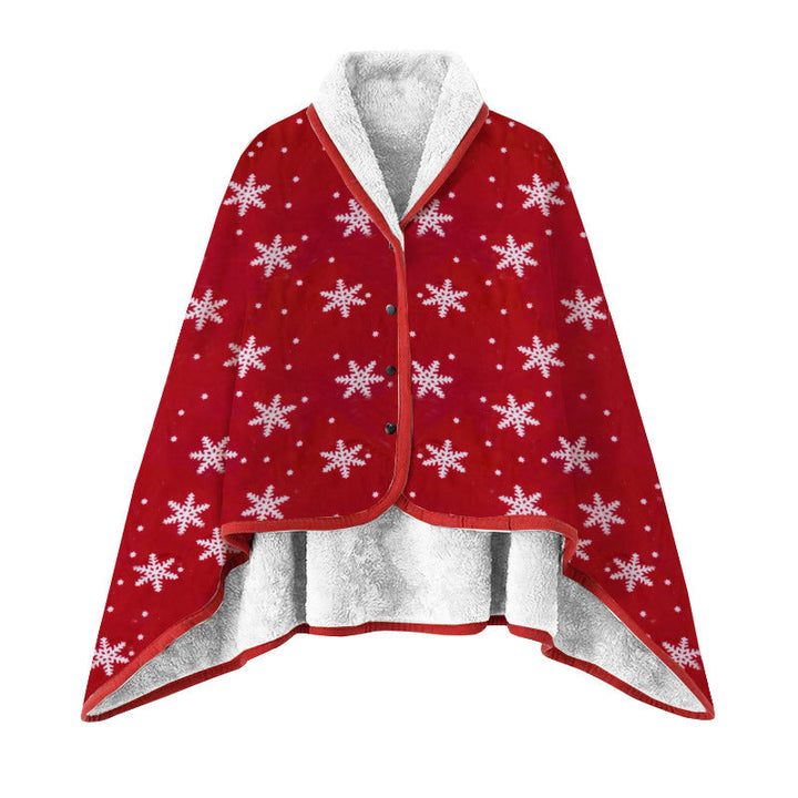 Women Cozy Warm Keeping Poncho Blanket Kalsten