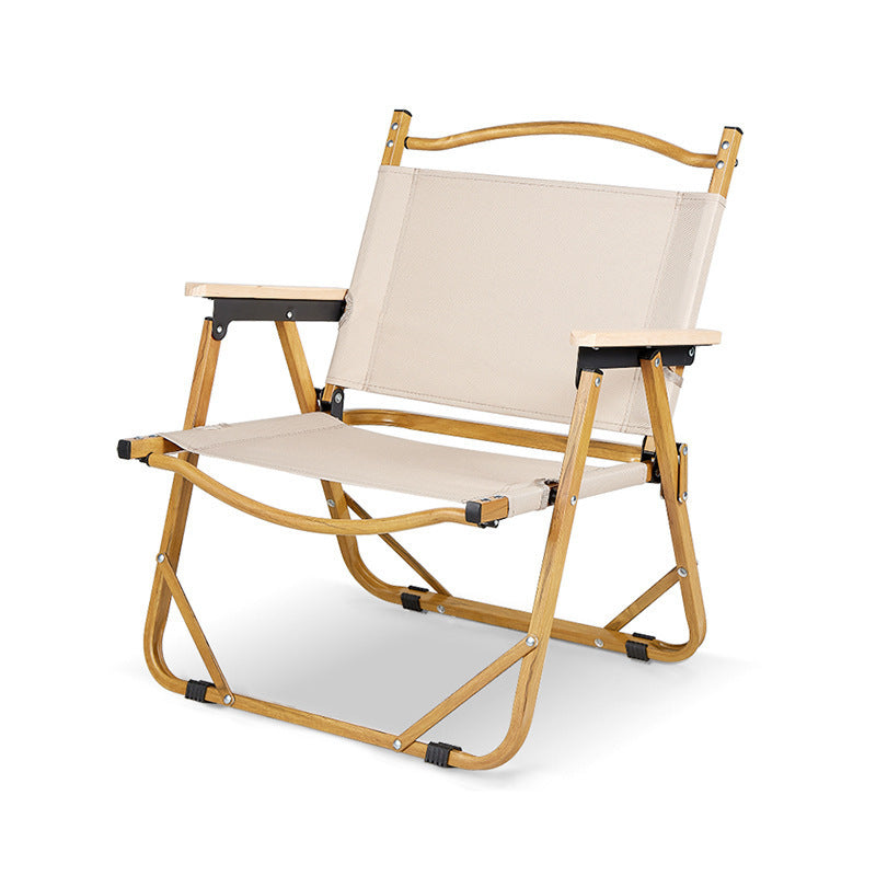 Women Folding Camping Table with Sturdy Wood Design Kalsten
