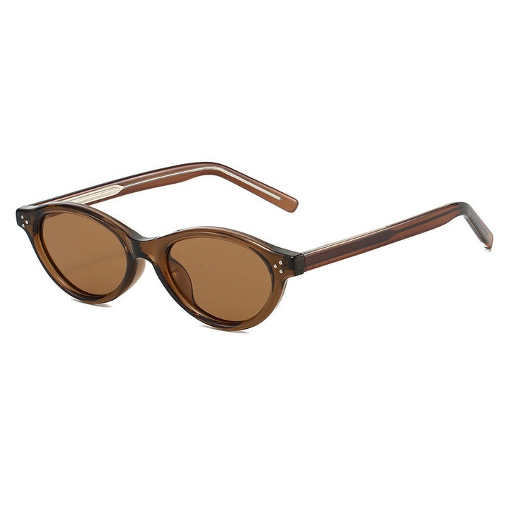 Women Cat-Eye Sunglasses with elegant, transparent frame and UV400 protection Kalsten