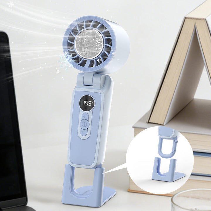 Women Portable Mini High-Performance Fan with Digital Control Kalsten