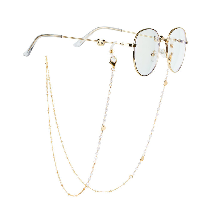Elegant Glasses Chain with Pearls and Accents Kalsten