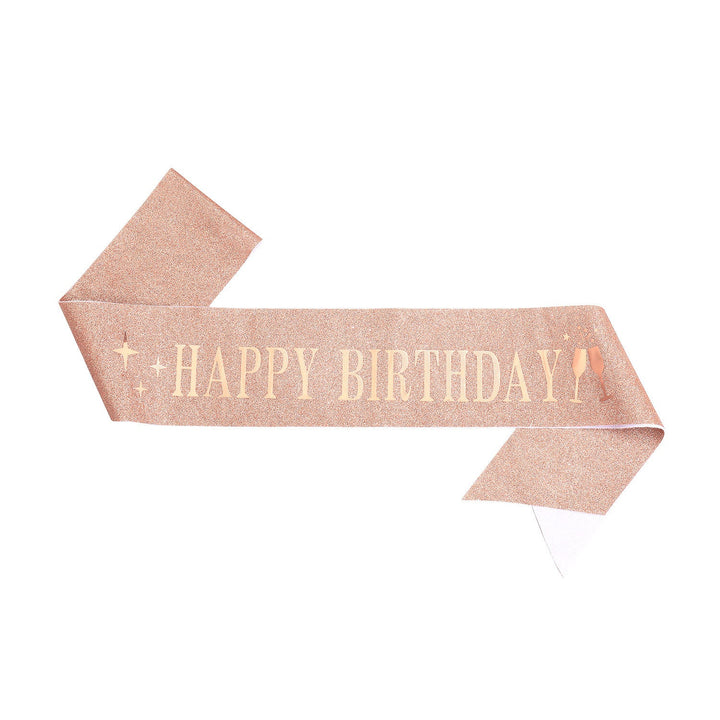 Ladies Glitter Headband with "Happy Birthday" Inscription Kalsten