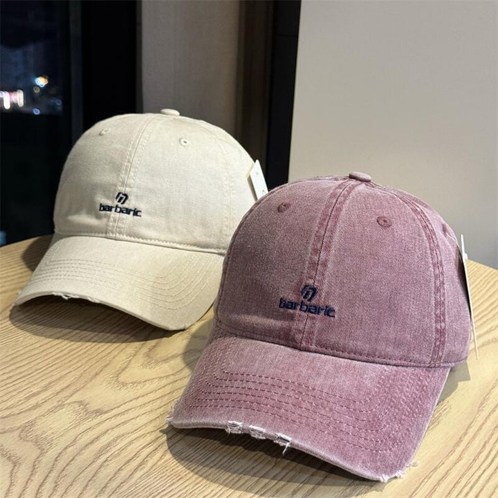 Men's Distressed Cotton Twill Baseball Cap Kalsten